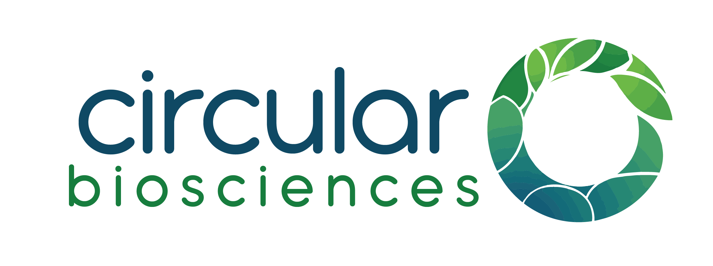 Blue and green text logo for Circular Biosciences 